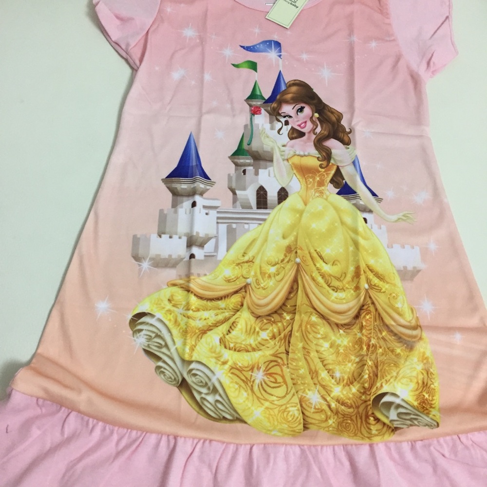 Princess Belle beauty the beast Cute Nightgown - Picture 5 of 7
